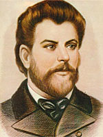 Ion CREANGA - poza (imagine) portret Ion CREANGA